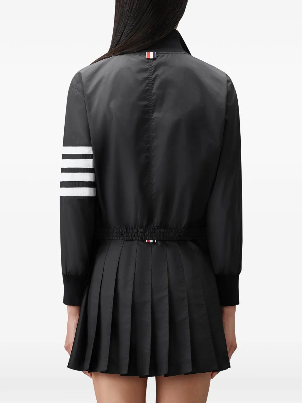 Thom Browne Ripstop 4-Bar trainingsjack Zwart