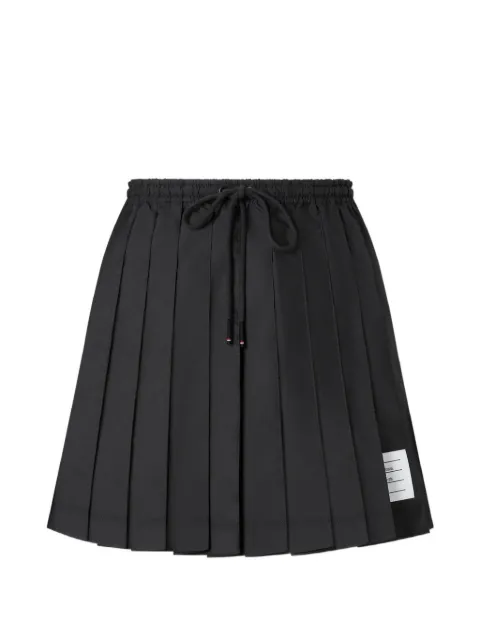 Thom Browne ripstop pleated mini skirt