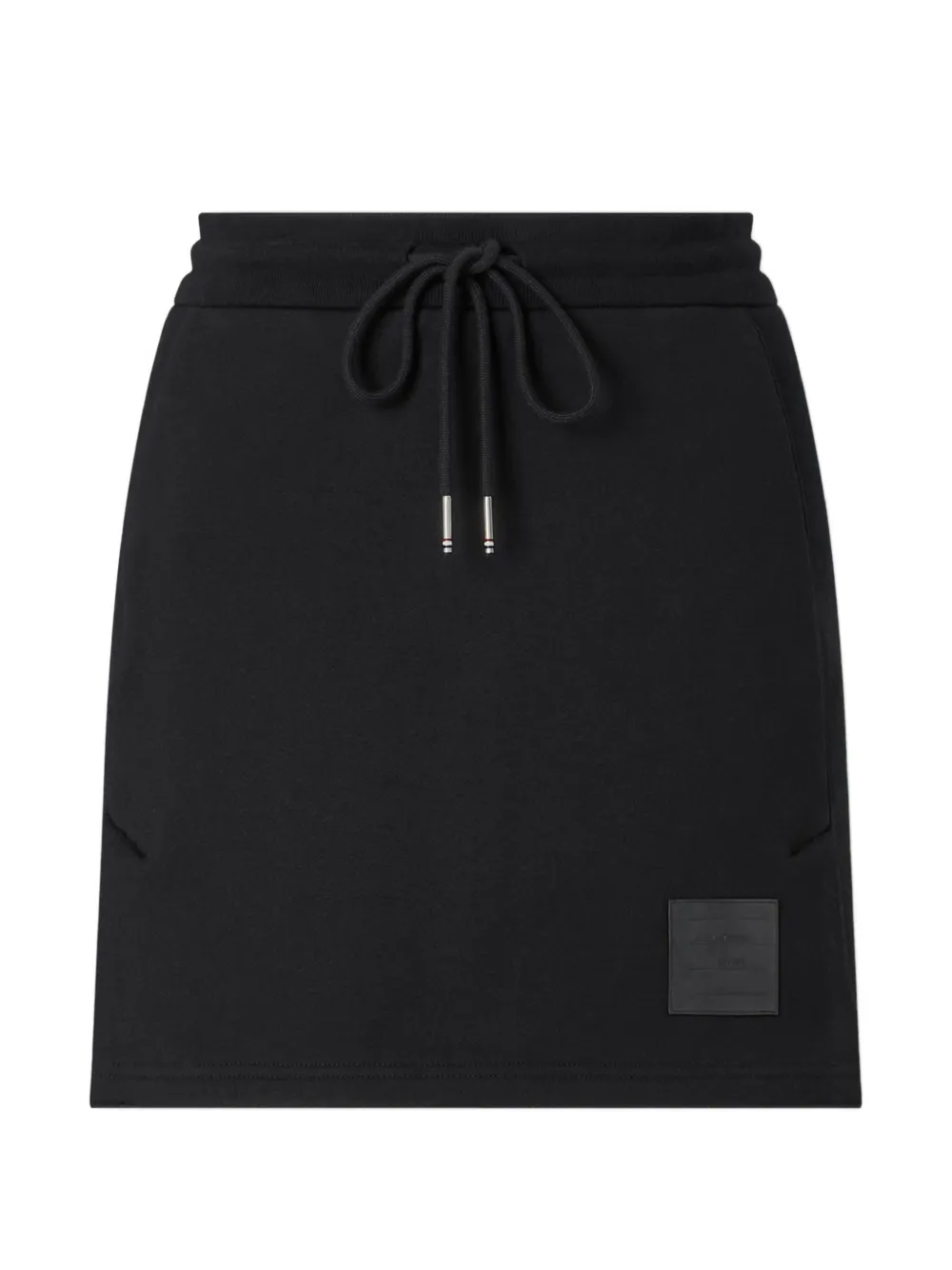 Thom Browne classic loopback jersey mini skirt - Nero