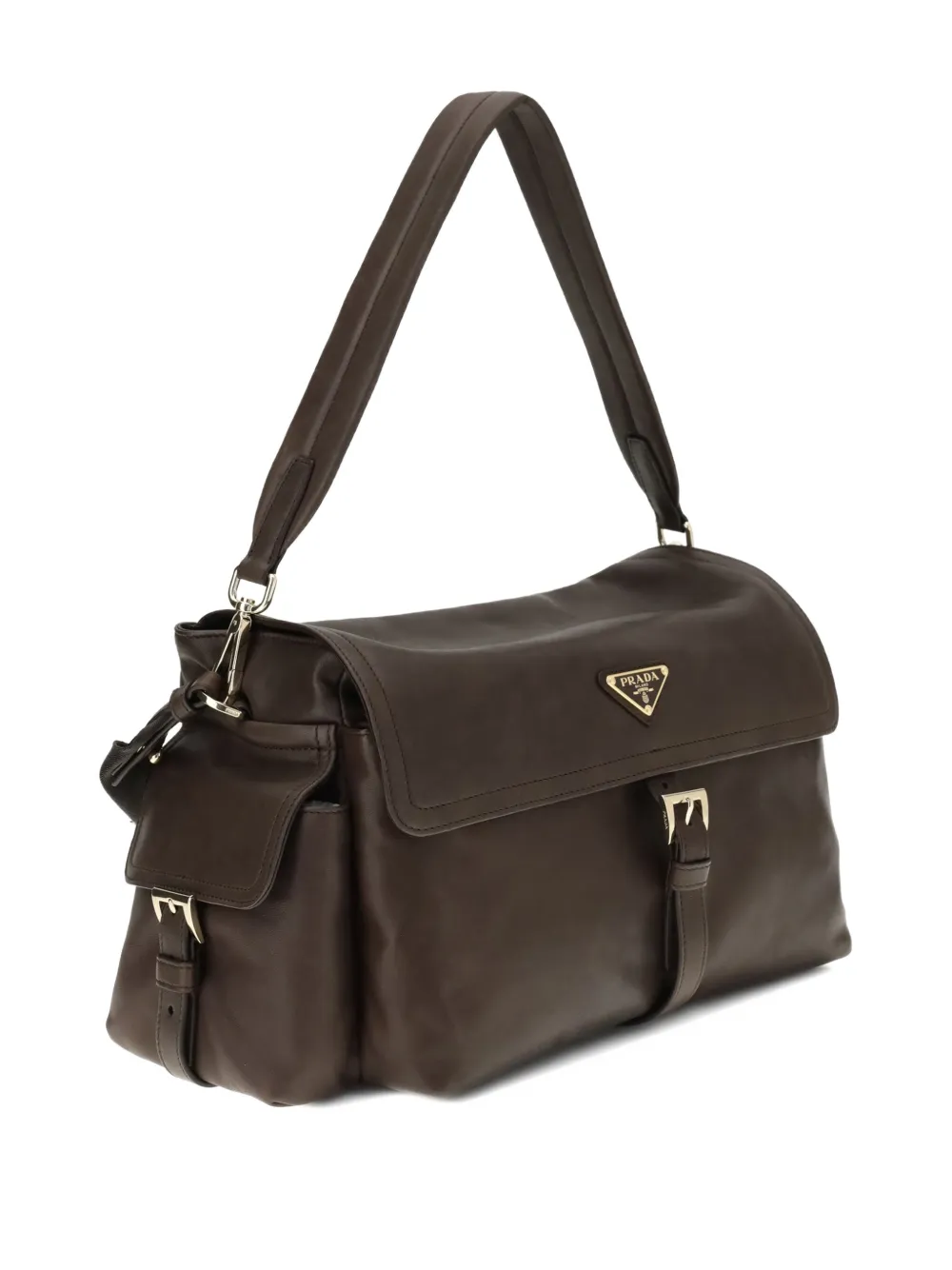 Prada Grote Explore shopper met triangle-logo Bruin