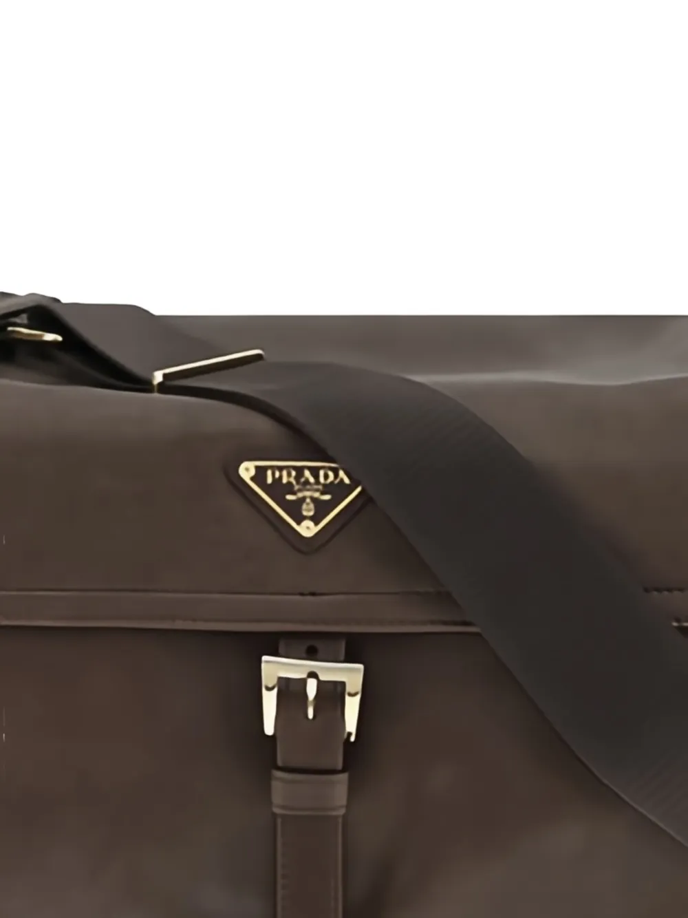 Prada Grote Explore shopper met triangle-logo Bruin