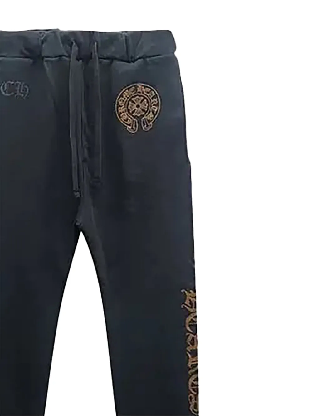 Chrome Hearts Joggingbroek met hoefijzer-patroon - Zwart