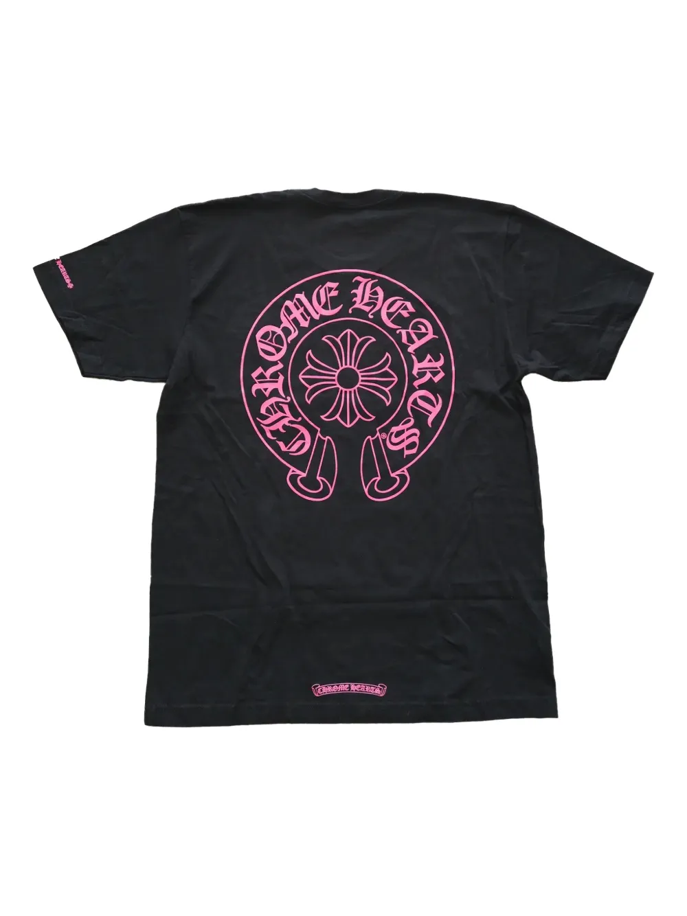 Chrome Hearts T-shirt met hoefijzerprint - Zwart