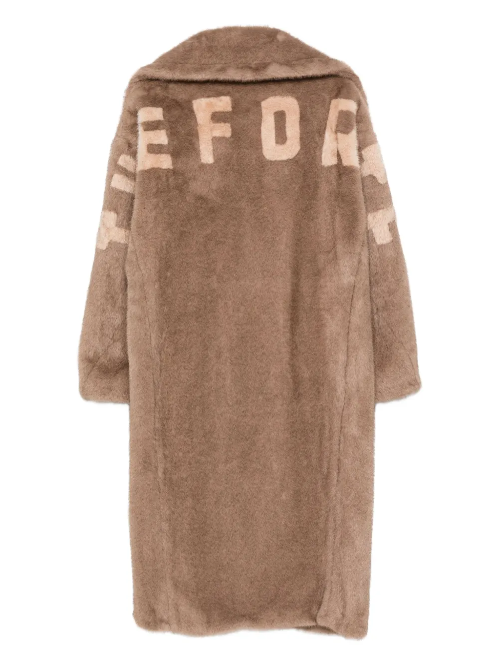  Forte Dei Marmi Couture Logo-lettering Coat - Brown 