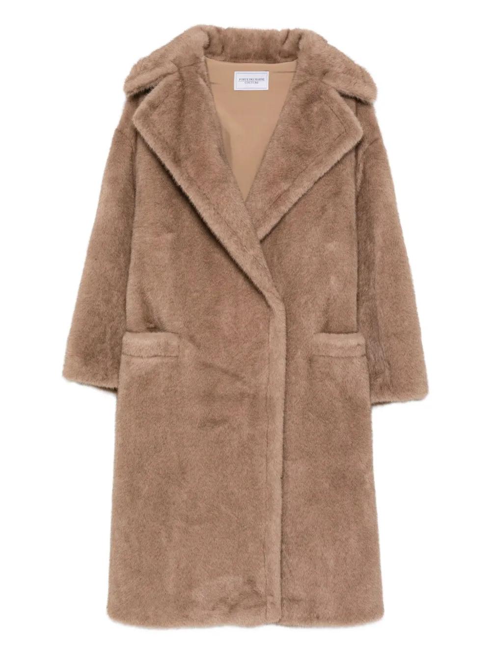 Forte Dei Marmi Couture Cappotto con lettere logo - Marrone