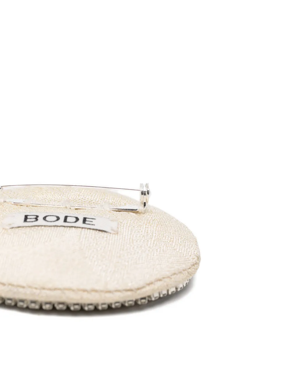 Bode Willow Embellished Brooch In Gold