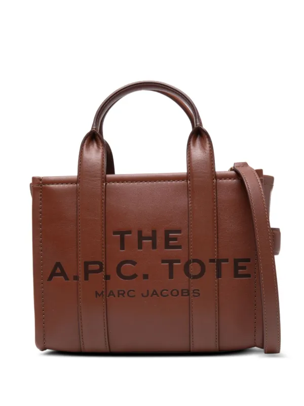 A.P.C. レザー トートバッグ | ブラウン | FARFETCH JP