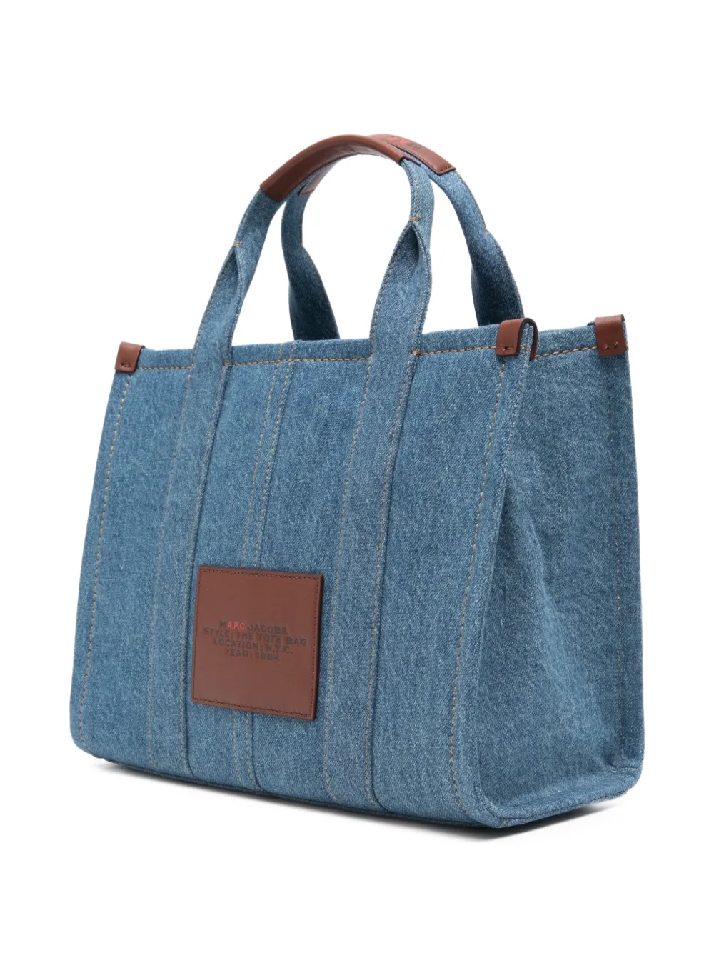 A.P.C. Shopper met grafische print Blauw