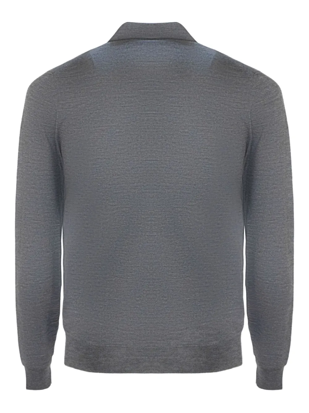 Drumohr Zipped Polo Shirt In Gray