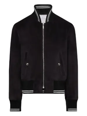 Prada トライアングルロゴ ボンバージャケット | ブラック | FARFETCH JP