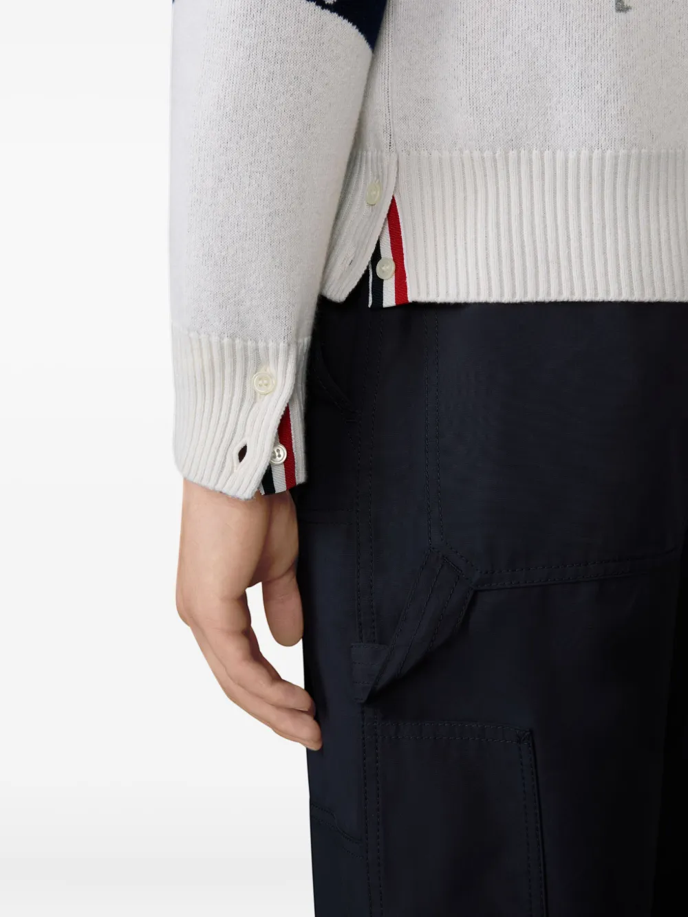 Thom Browne Kasjmier vest Blauw