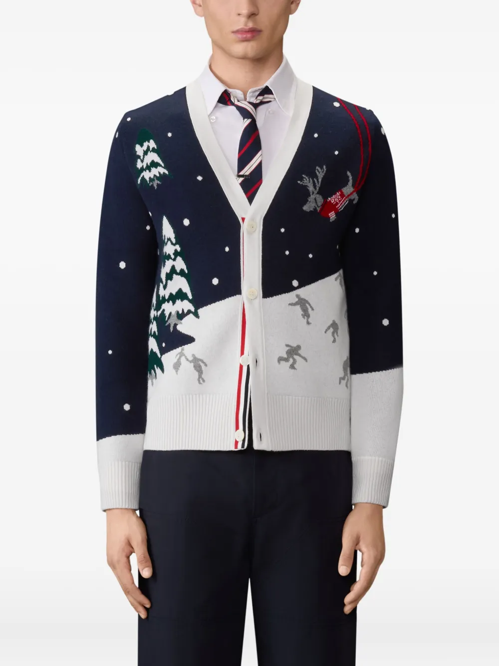 Thom Browne Kasjmier vest Blauw
