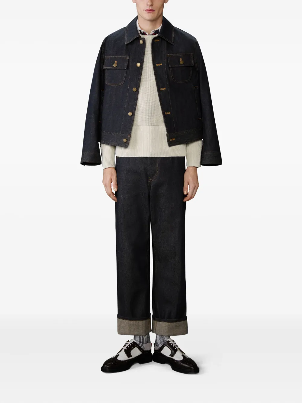 Thom Browne 4-Bar sweater | Knitted Sweaters | Image 2