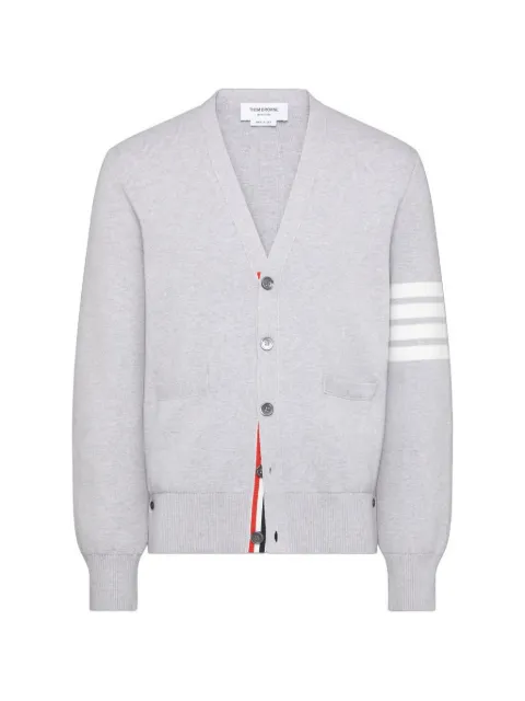 Thom Browne cardigan en coton à col v