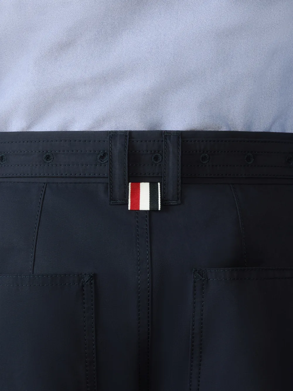 Thom Browne Katoenen cargo broek Blauw