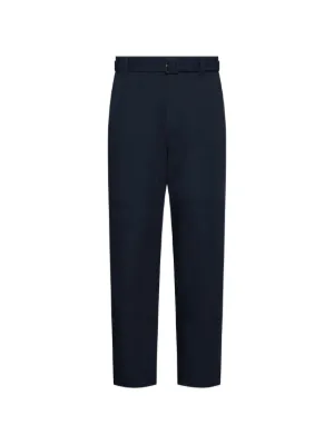 Prada Wool And Mohair Pants | Blue | FARFETCH CA