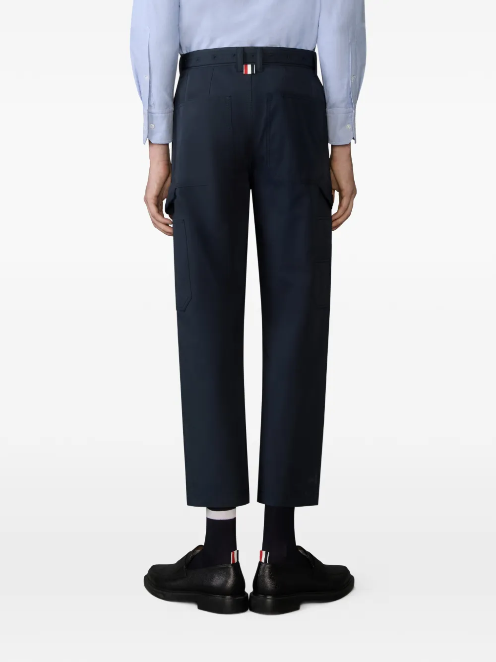 Thom Browne Katoenen cargo broek Blauw