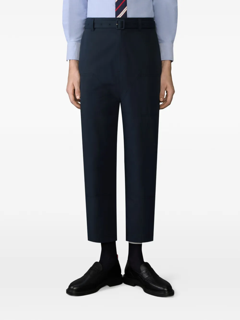 Thom Browne Katoenen cargo broek Blauw