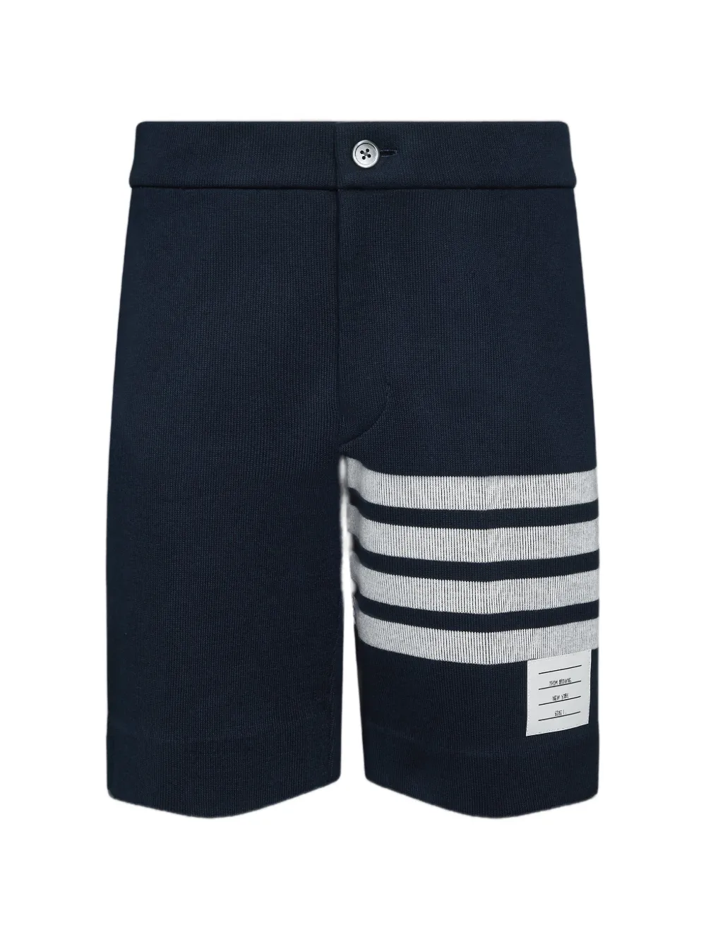 Thom Browne Gebreide 4-Bar bermuda shorts Blauw