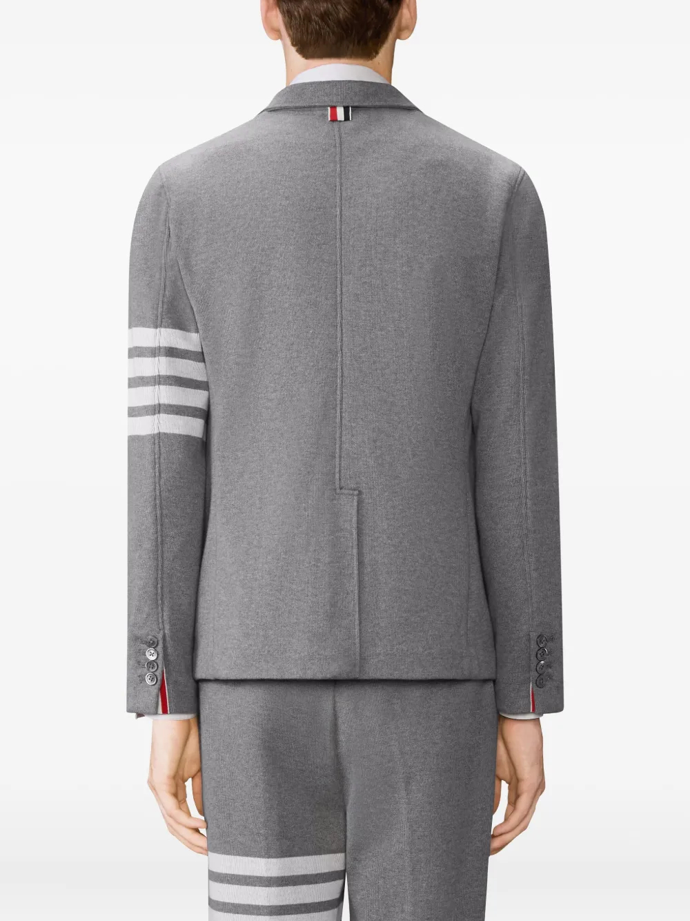 Thom Browne Blazer met vier strepen Grijs