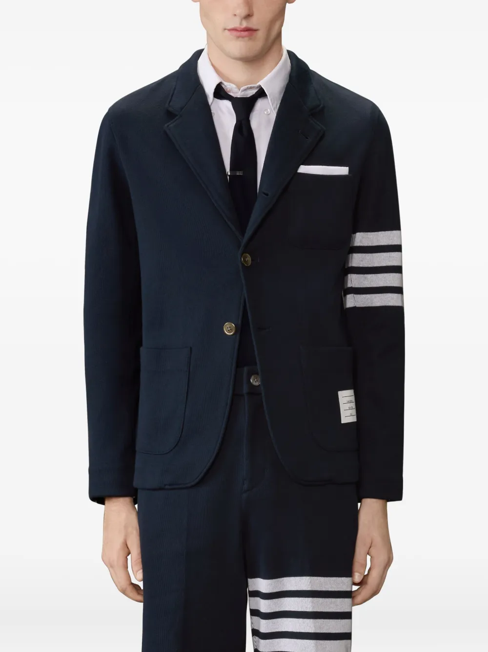  Thom Browne 4-bar Blazer - Blue 