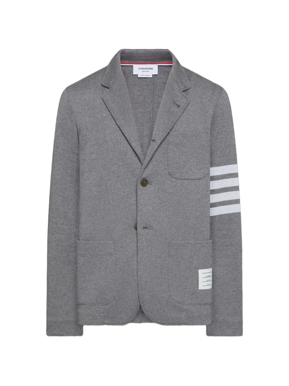 Thom Browne Blazer con dettaglio a 4 righe - Blu