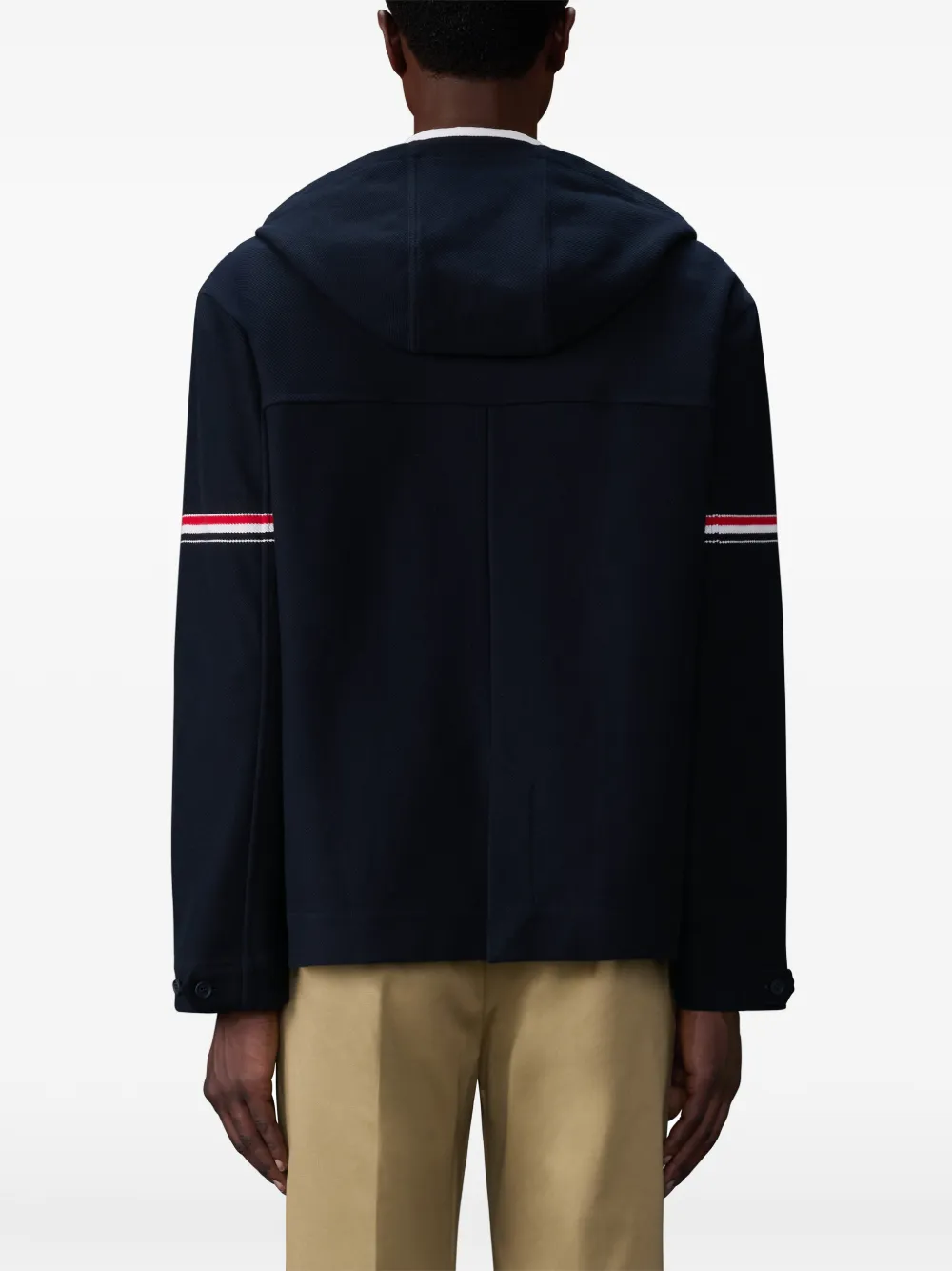 Thom Browne Jack met capuchon Blauw