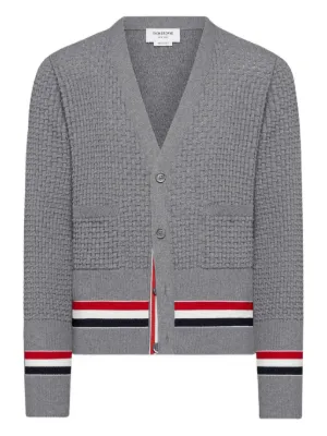 Thom Browne ボタン カーディガン | グレー | FARFETCH JP