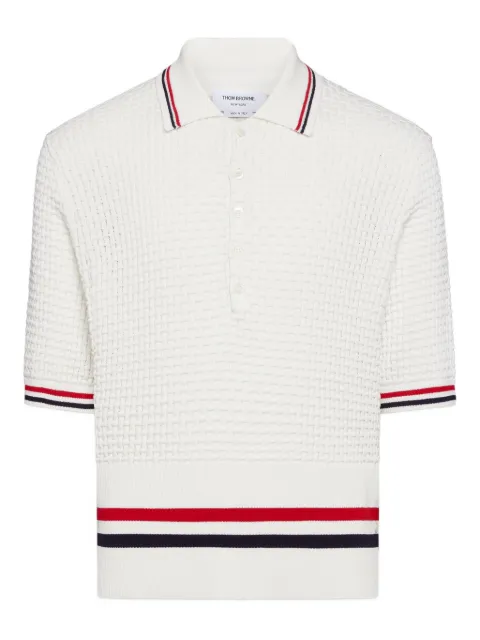 Thom Browne stripe polo shirt