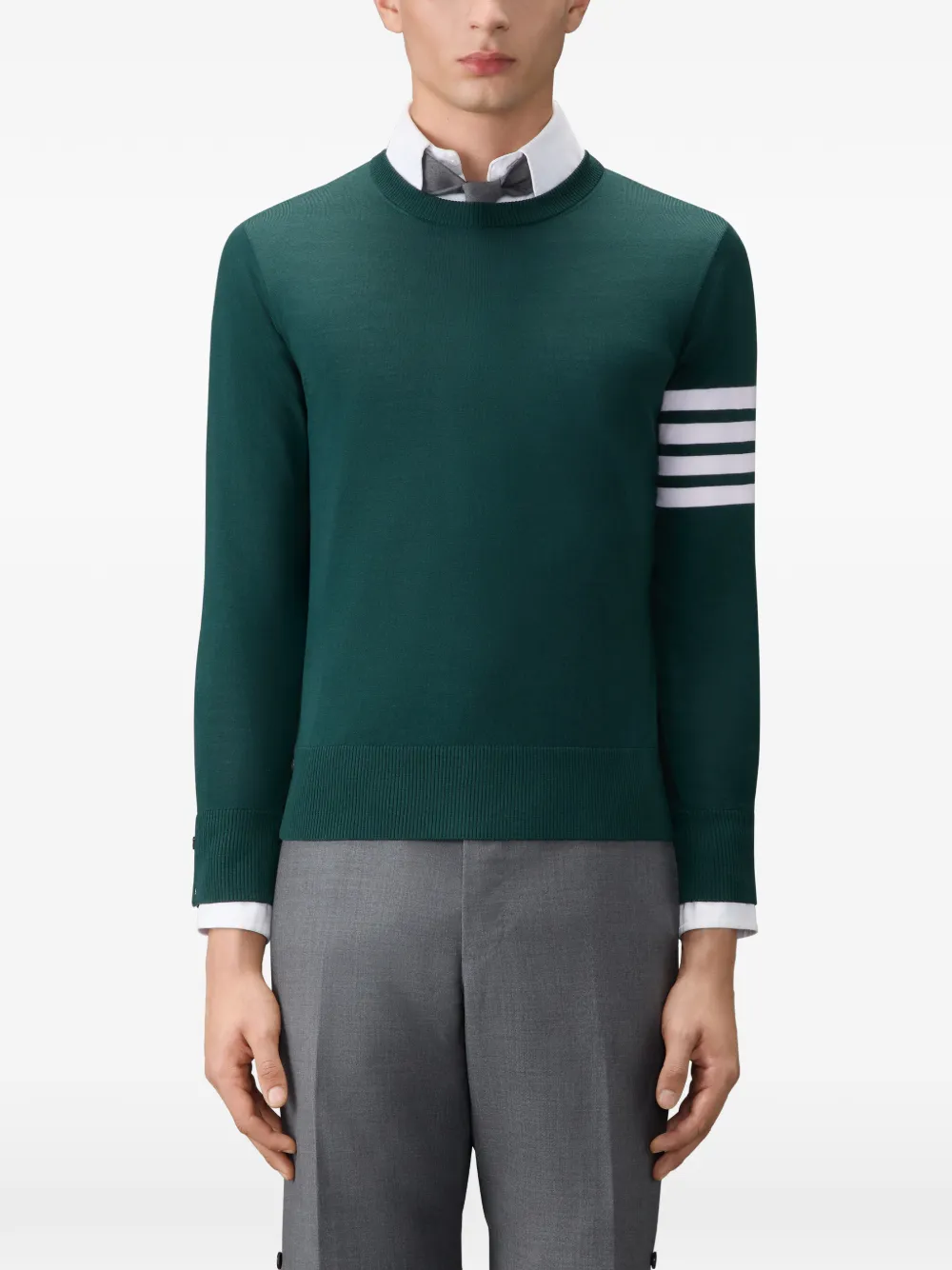 Thom Browne 4-Bar trui Groen