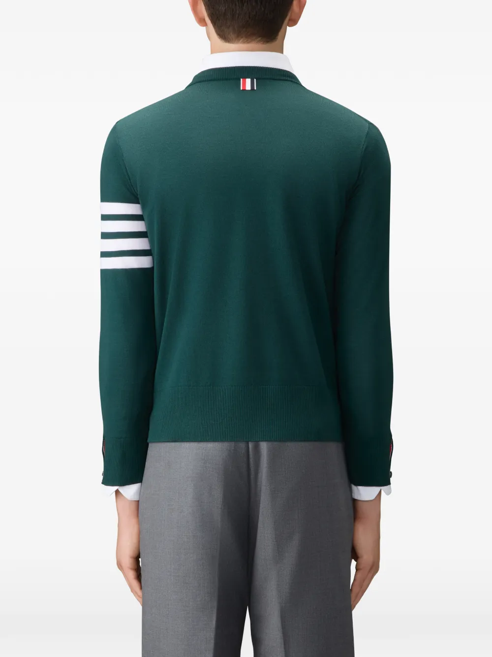 Thom Browne 4-Bar trui Groen