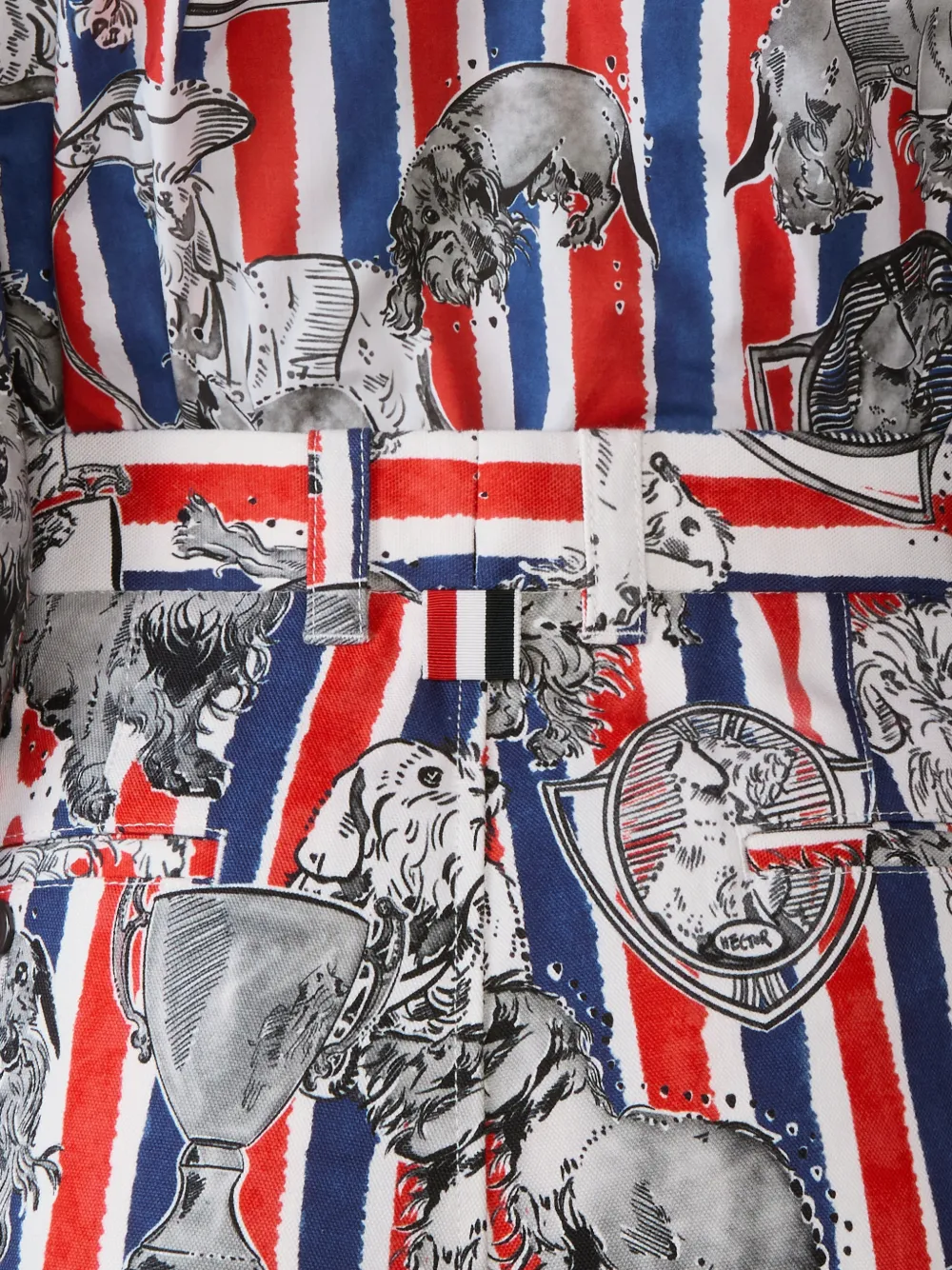 Thom Browne Hector cargo chino shorts Wit