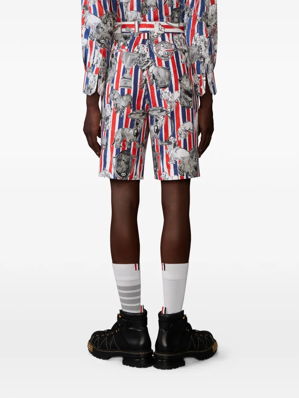Thom Browne Hector cargo chino shorts Wit