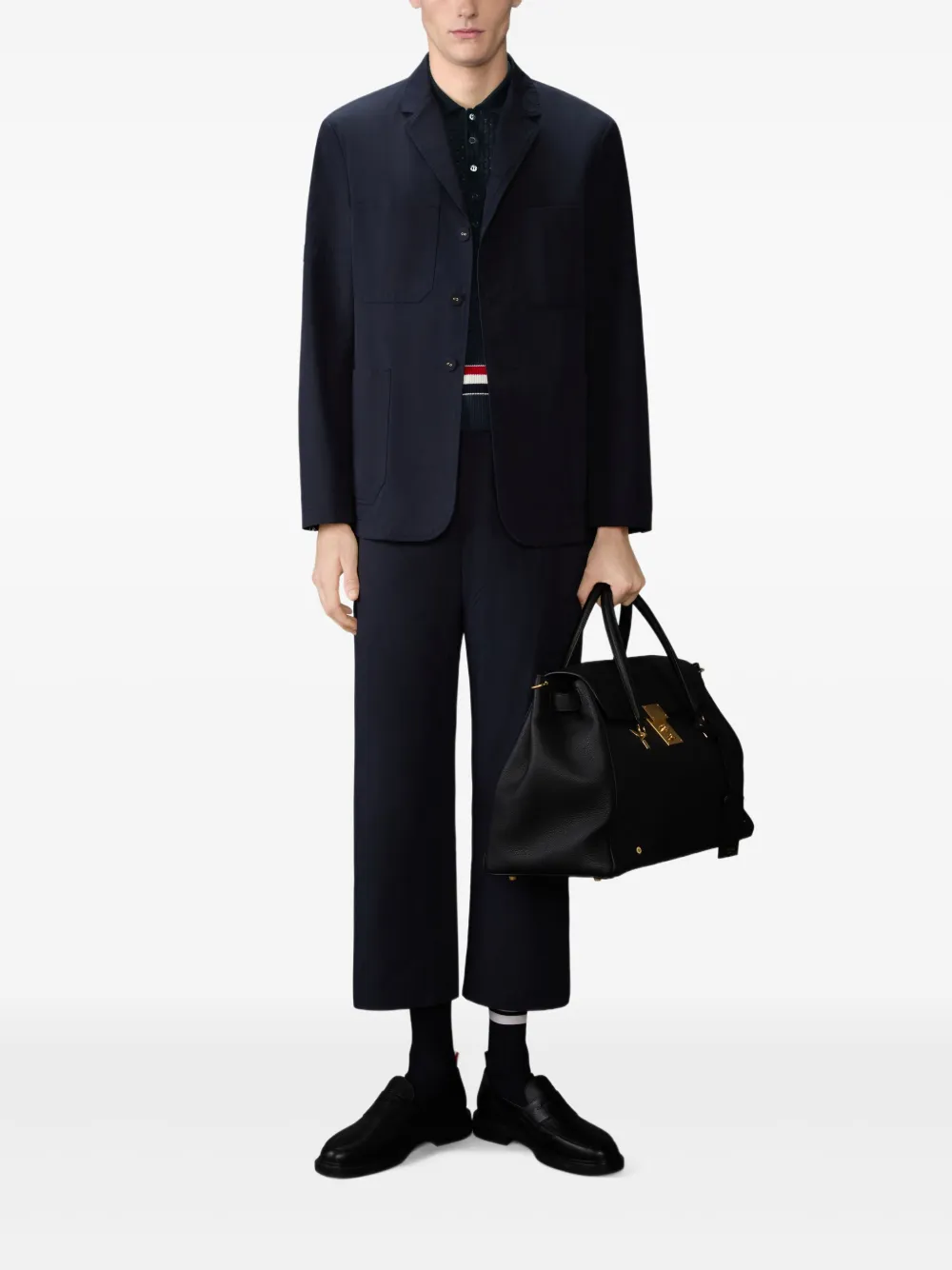 Thom Browne Gestreept poloshirt - Blauw