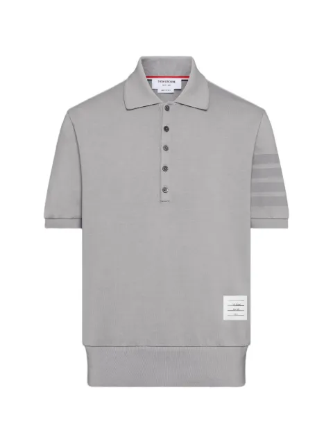 Thom Browne overfarvet 4-Bar polo i jersey