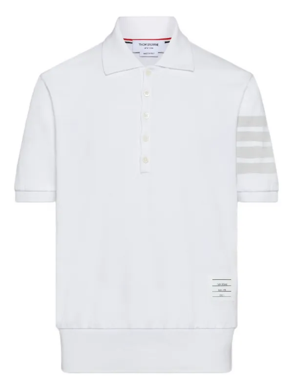 THOM BROWNE ホワイト ポロシャツ 32423699_62958715_600.jpg