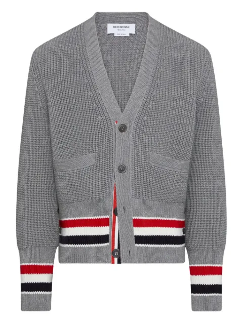 Thom Browne cárdigan con botones y cuello en V