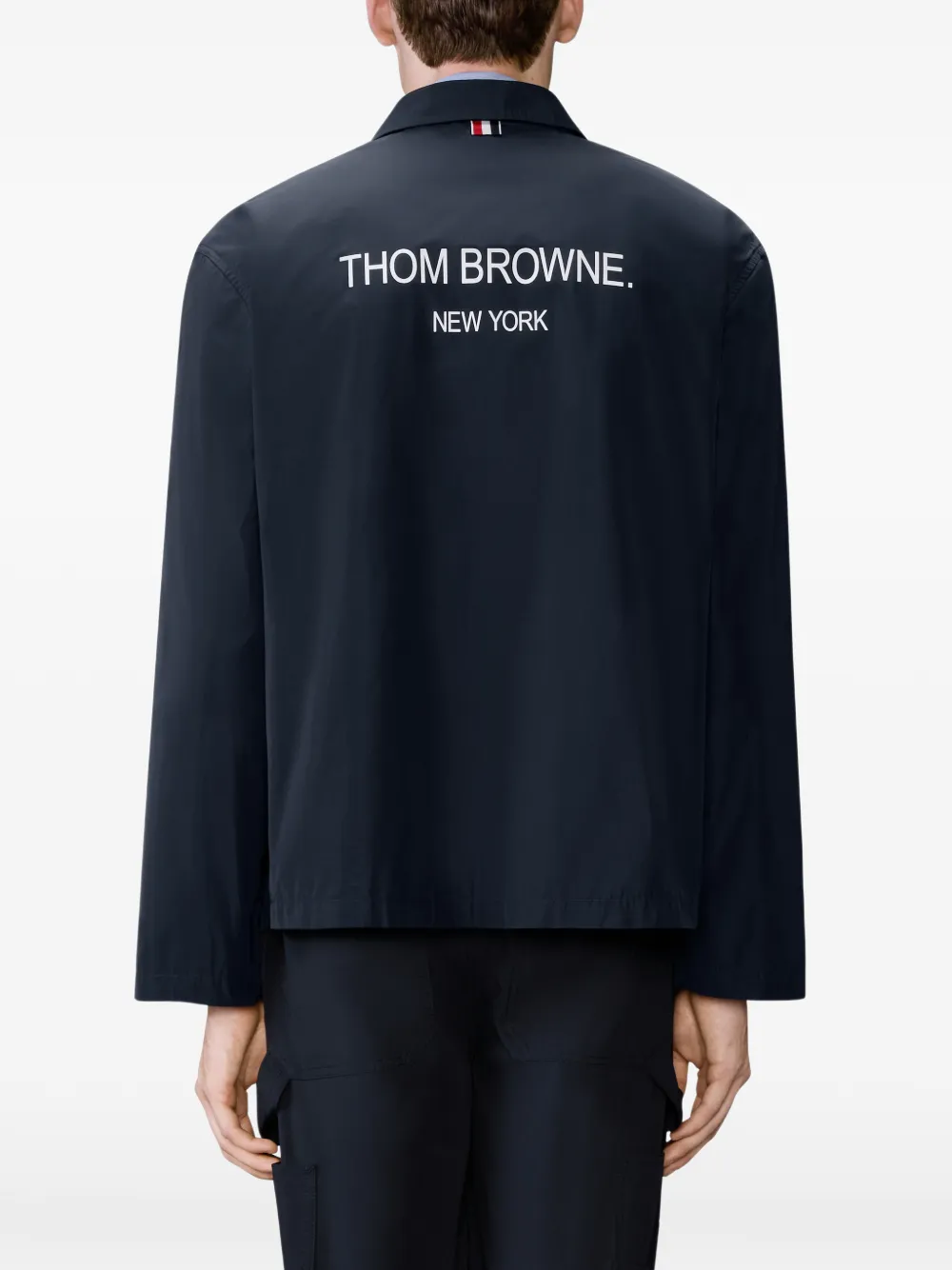 Logo-Print Blazer