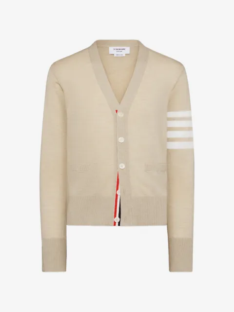 Thom Browne cárdigan de lana merino con motivo 4-Bar