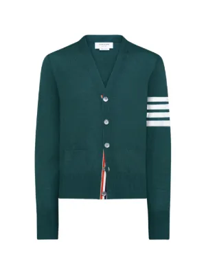 DSQUARED2 denim-collar Ribbed Cardigan | Blue | FARFETCH HK
