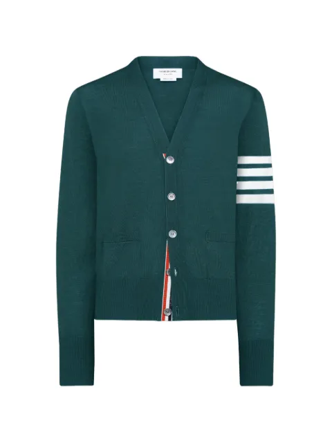 Thom Browne merino wool 4-Bar classic V-neck cardigan