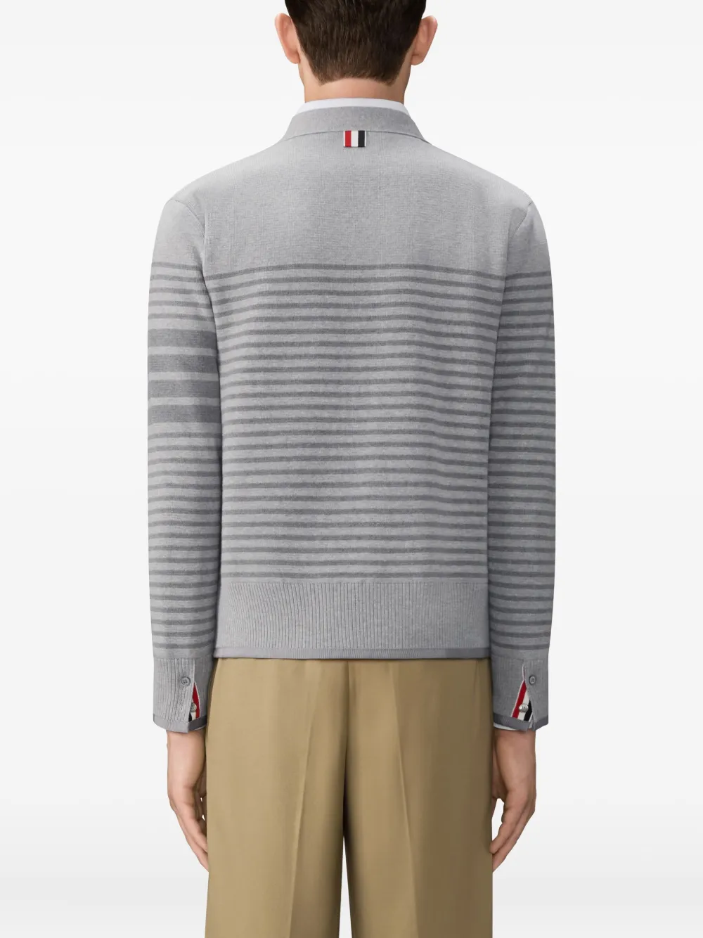 Thom Browne Gestreept vest Grijs