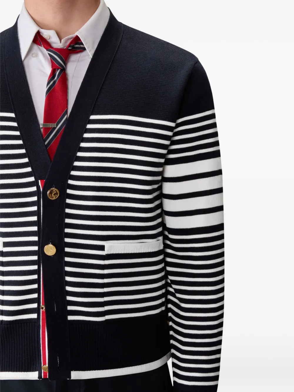 Thom Browne Gestreept vest Blauw