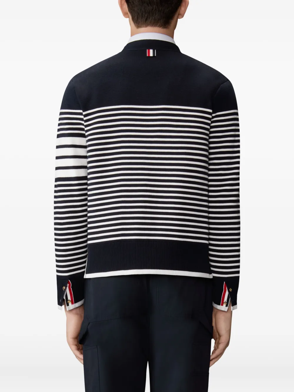 Thom Browne Gestreept vest Blauw