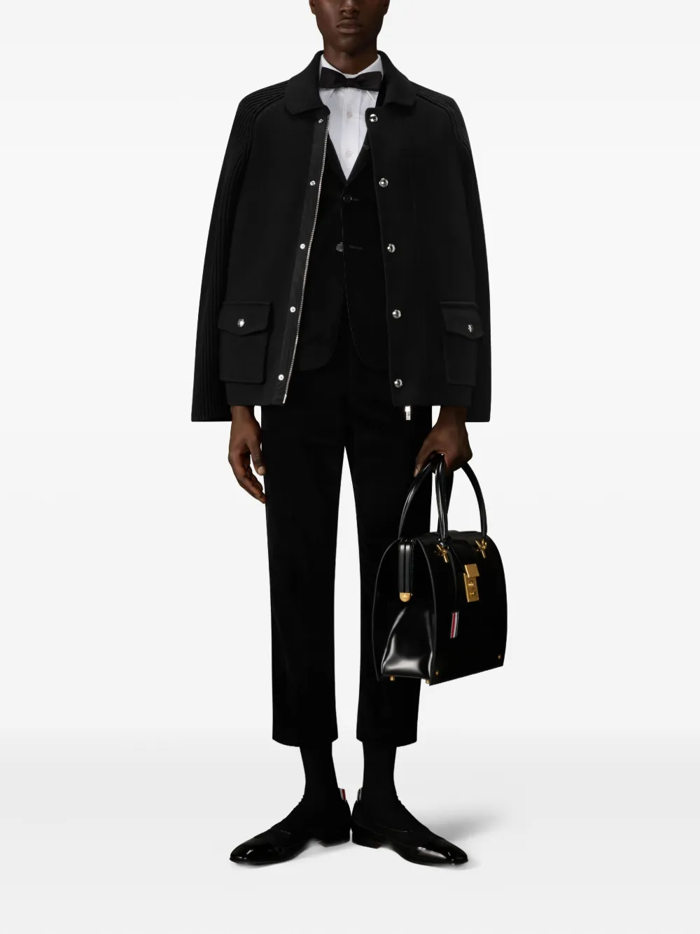 Thom Browne zip-fastening flap-pockets shirt jacket | Sobrecamisas | Image 2