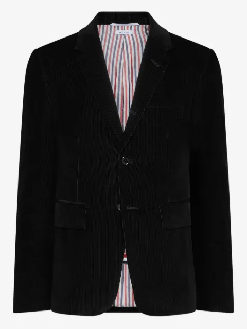 Thom Browne Cappotto Narrow Wale a coste