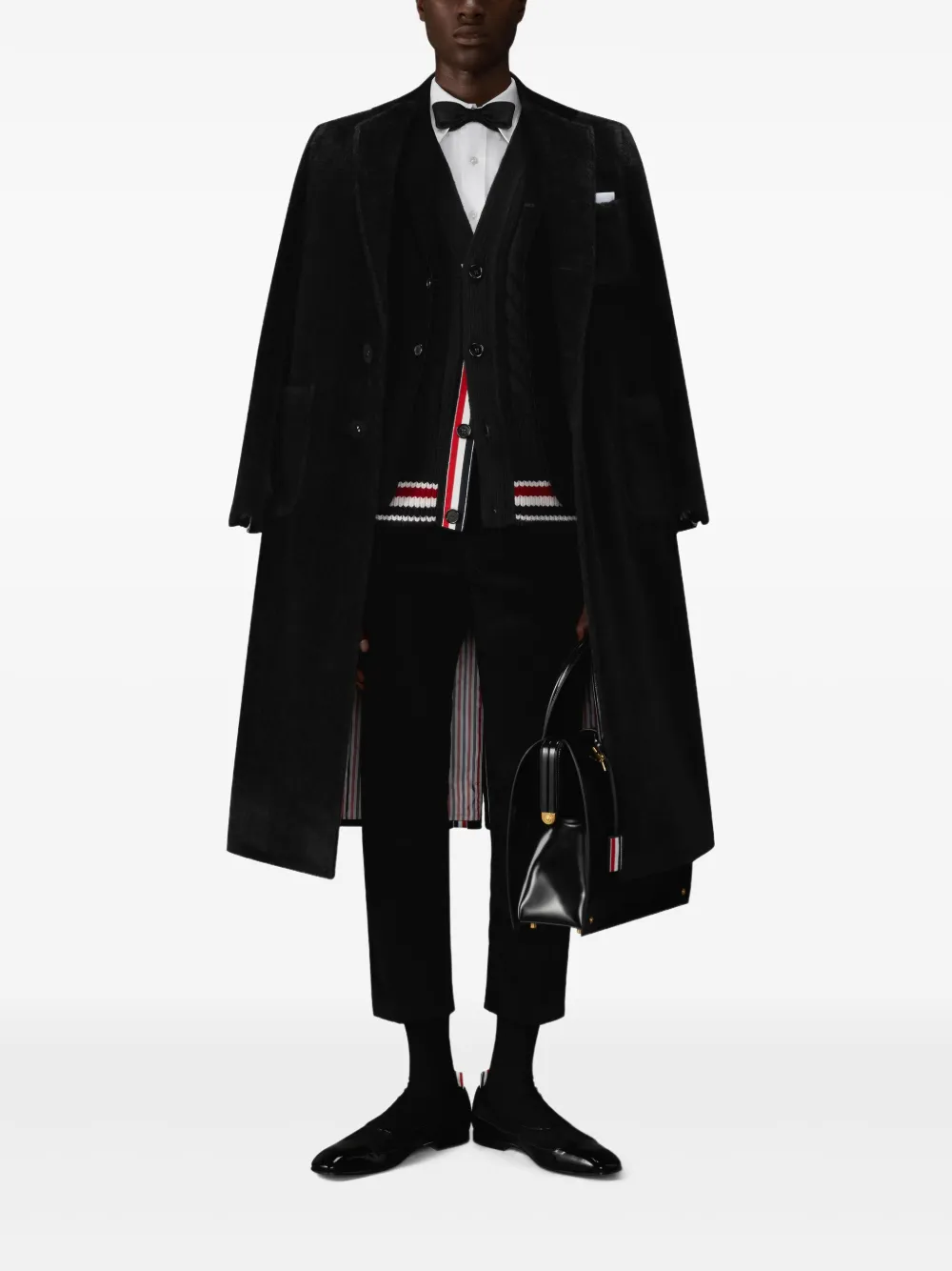 Thom Browne button-fastening corduroy-texture blazer | Blazers | Image 2