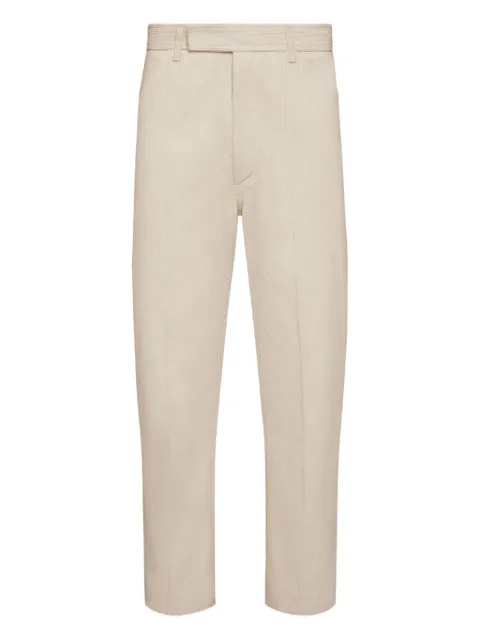 Thom Browne corduroy-texture tapered chino trousers