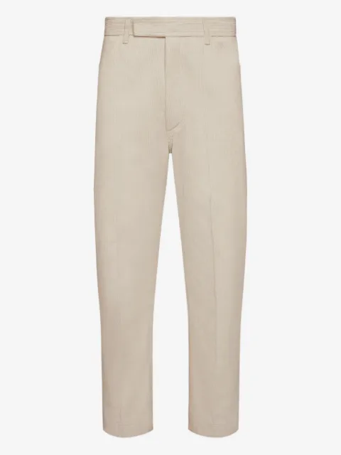 Thom Browne corduroy-texture tapered chino trousers