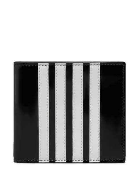 Thom Browne leather 4-bar strip-detail wallets